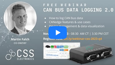 CAN Bus Data Logging2